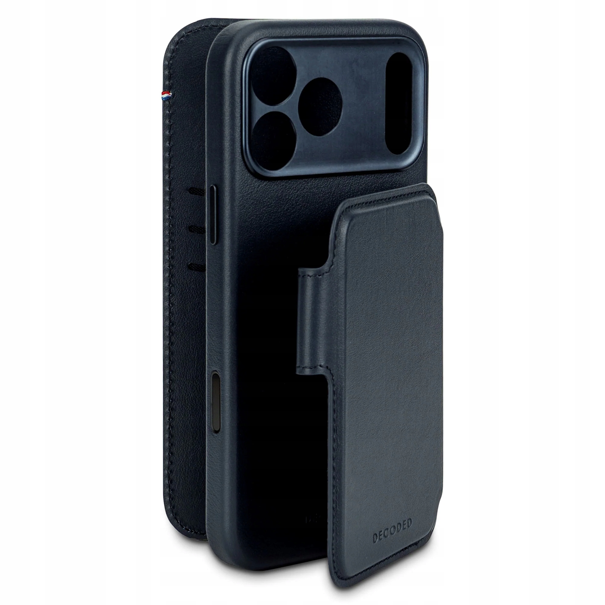 Decoded dvoudílné flipové pouzdro pro iPhone 17 Pro Max MagSafe, kůže