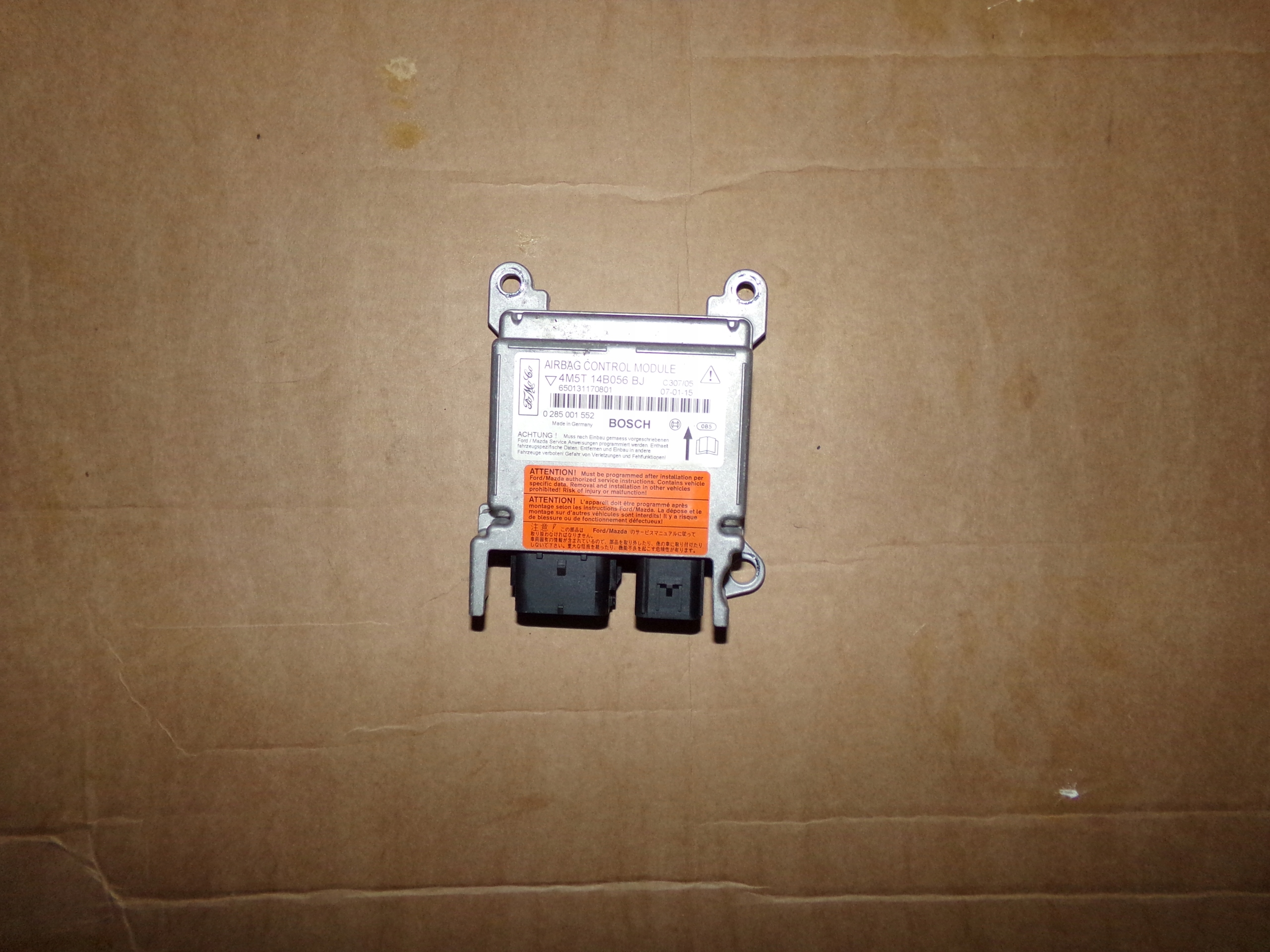 SENSOR AIR BAG MODUŁ 4M5T14B056BJ FOCUS MK2 C-MAX