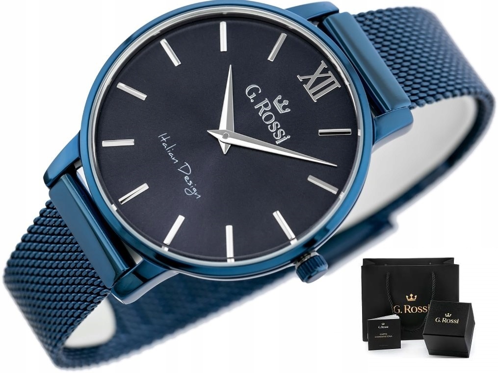 

Zegarek Damski G. Rossi Venus srebrny Box Grawer