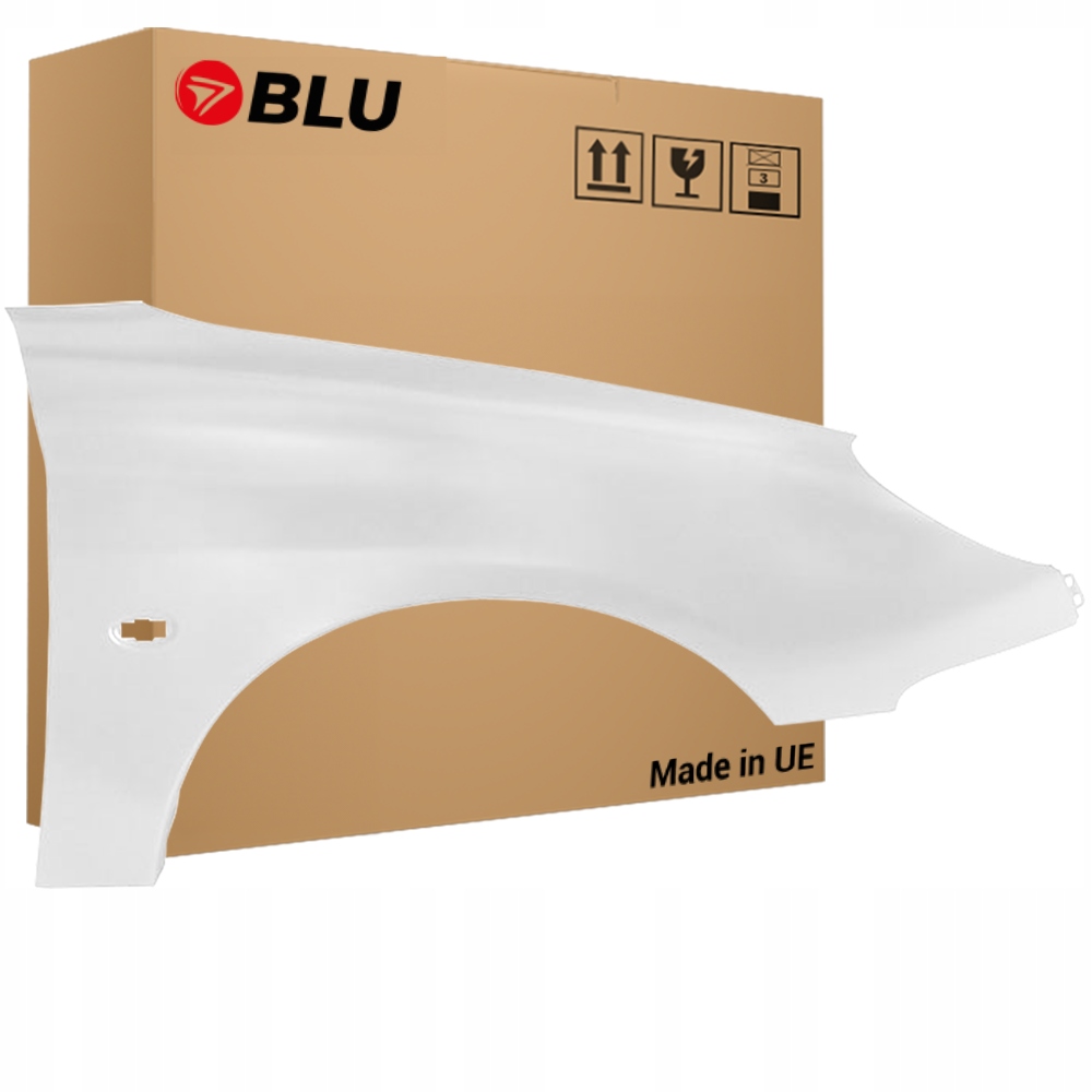 Blu Blatník Peugeot 206 CC Ewp pravý bílý 98-09 přední