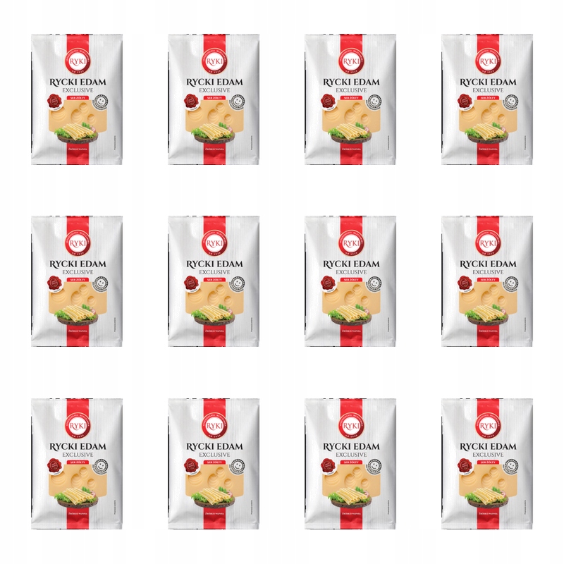 Sýr Edam Ryki plátky 135 g X12