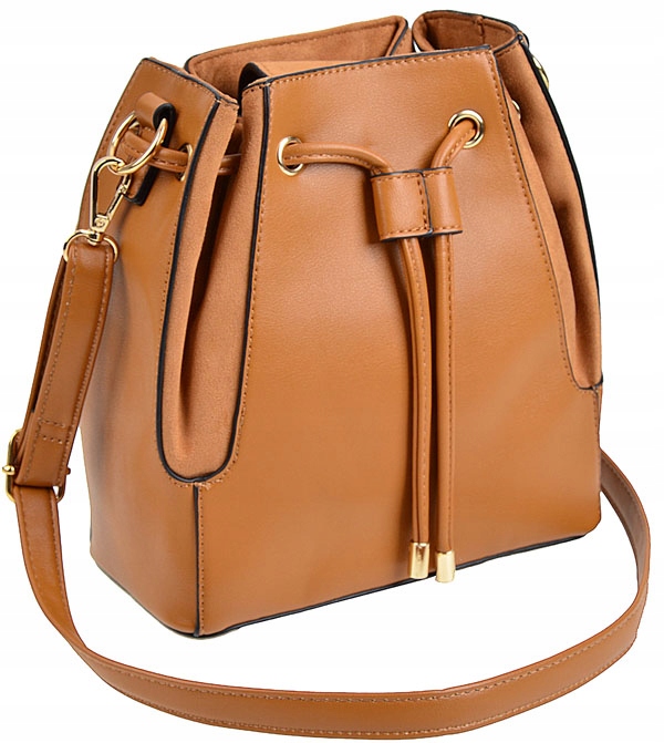 

Bestini Torebka damska Worek Listonoszka zamsz