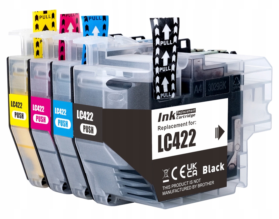4x Tusz do Brother LC-422 MFC-J5340DW MFC-J5740DW MFC-J6540DW MFC-J6940DW