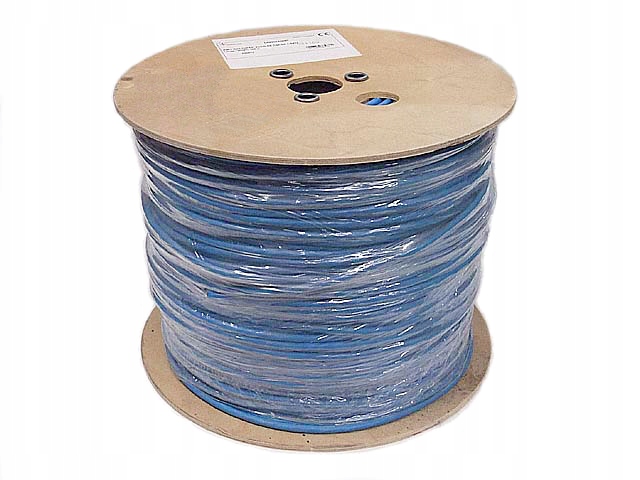 Przewód skrętka U/ftp kat.6A drut AWG23 Lsoh Dca 500m Telegartner