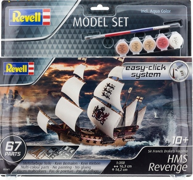 

Model do składania Revell Galeon Hms Revenge farby
