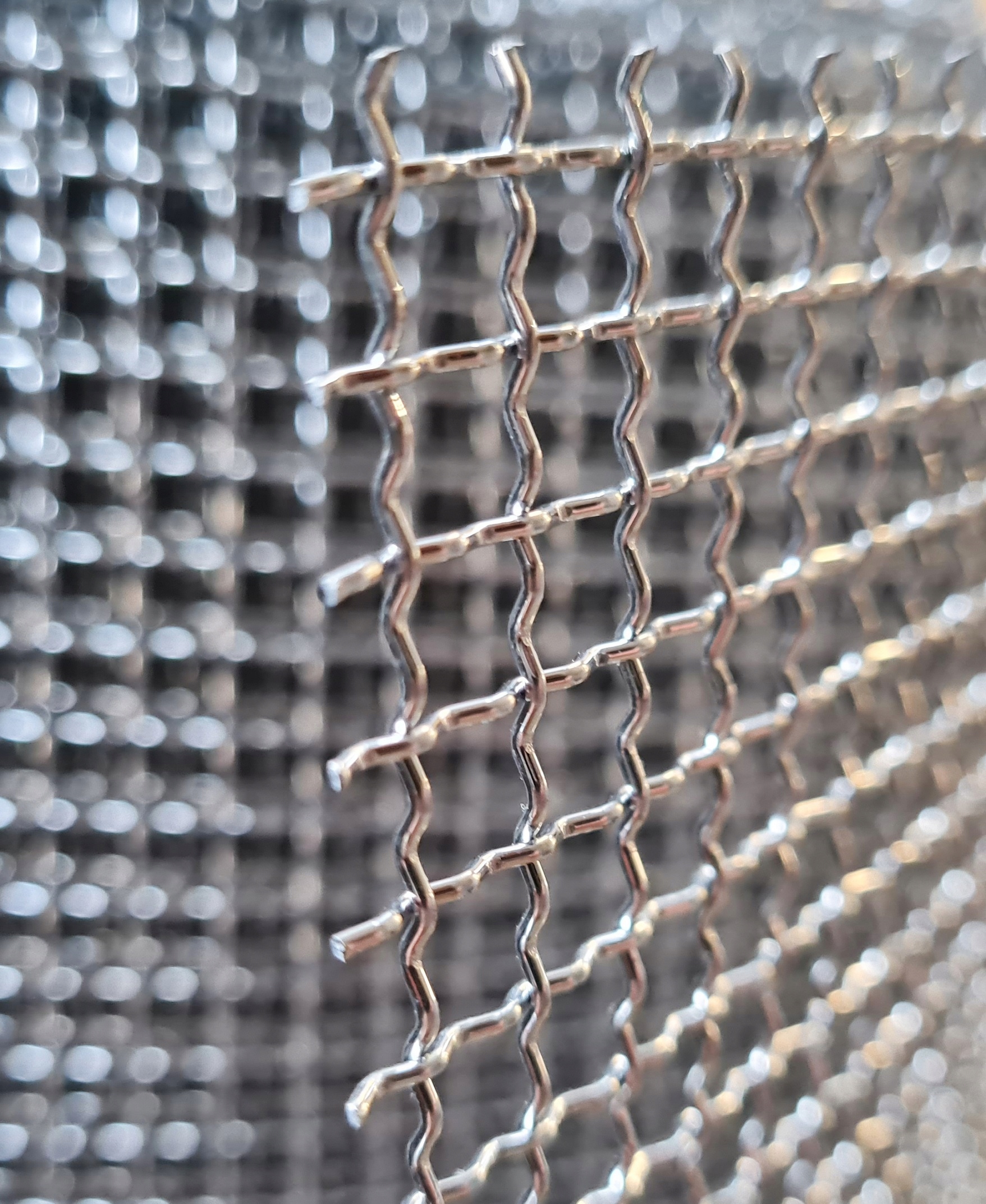 Siatka tkana techniczna ocynk wialnia oczko 8mm Liczba m² w ofercie 0.5 m²