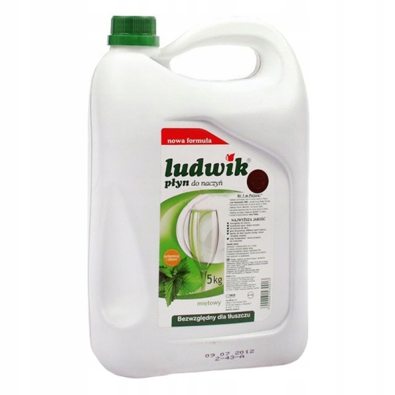 

Płyn Do Mycia Naczyń Ludwik Mięta, 5L
