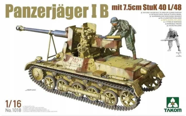 Panzerjager Ib mit 7.5cm StuK 40 L/48 1:16 Takom 1018