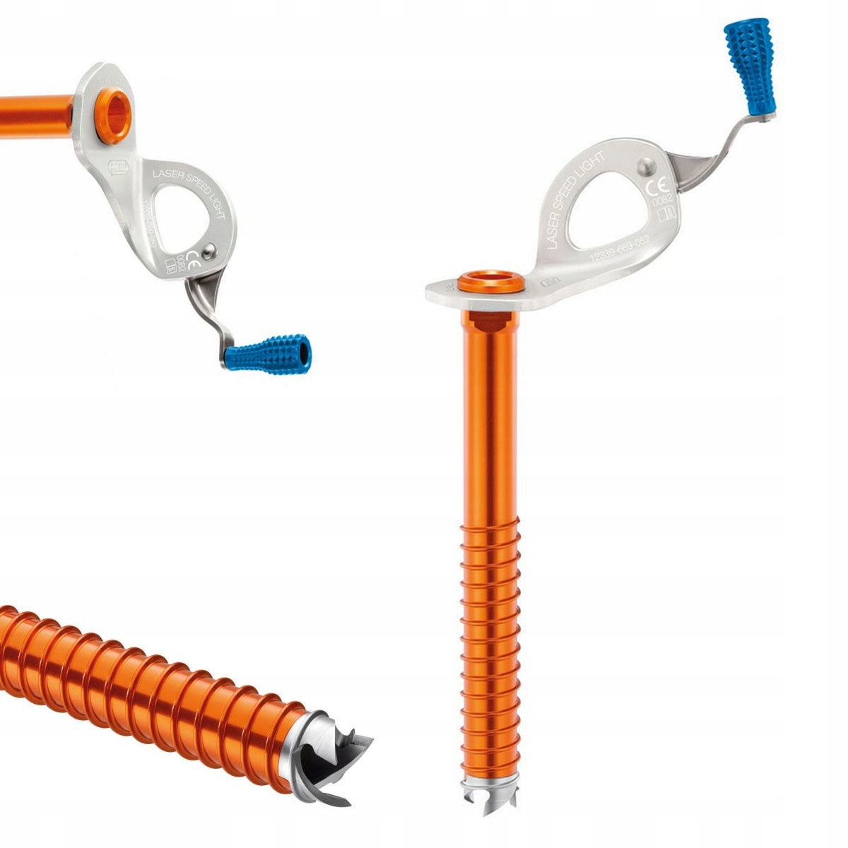 

Śruba Lodowa Petzl Laser Speed Light 17cm Korbka