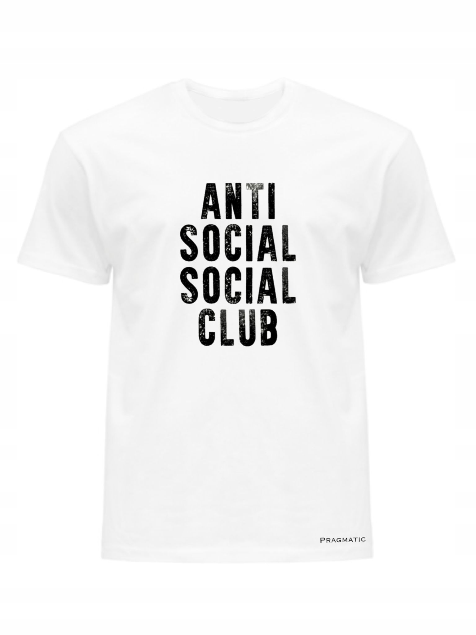 

Koszulka T-shirt Męski Biały Anti Social Club XL