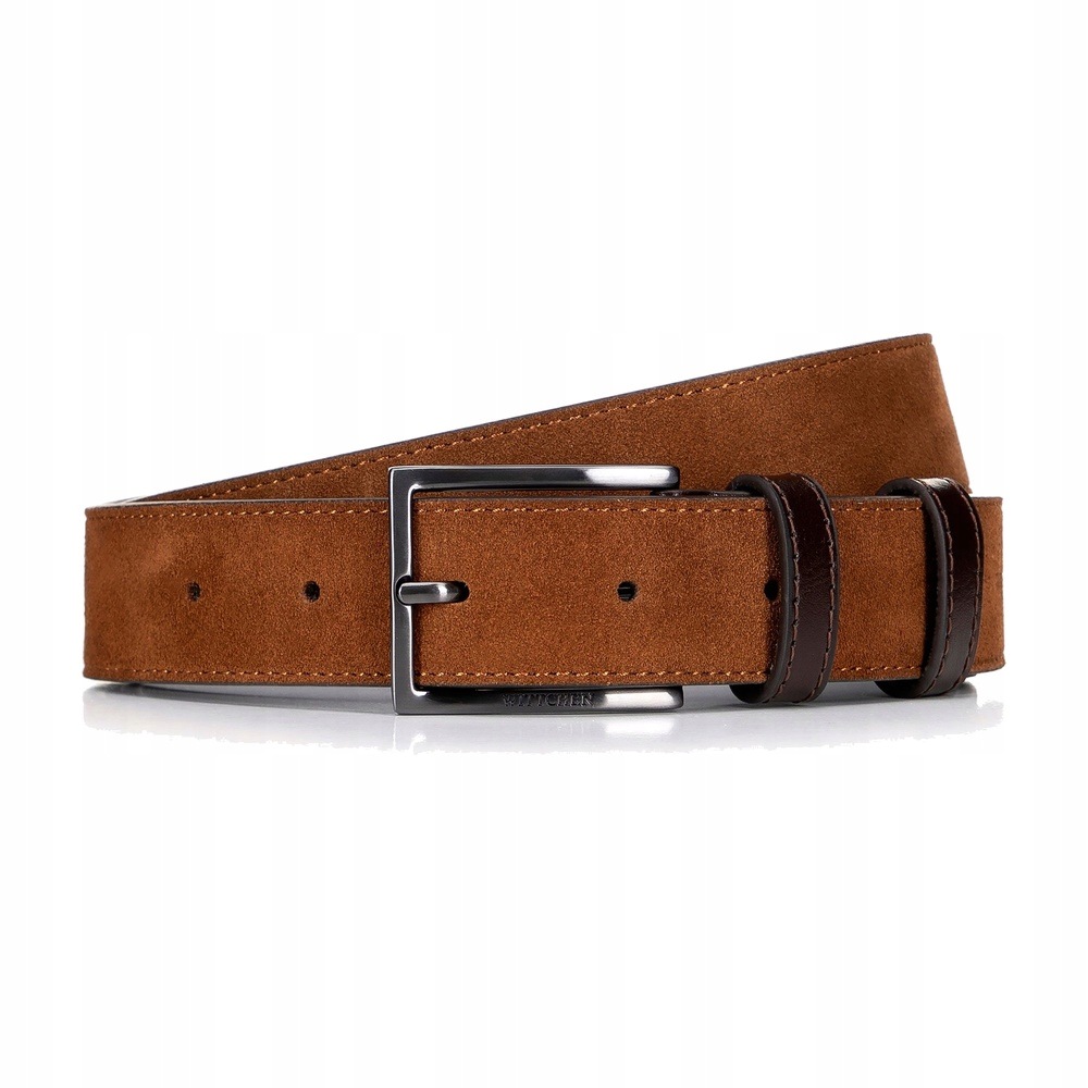 Hnědý kožený pásek pánský Wittchen 100-8M-912-4 110 cm