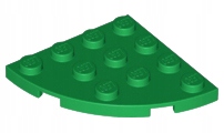 

Lego 30565 Płytka 4x4 zaokrąglona Zielona NOWA(2g)