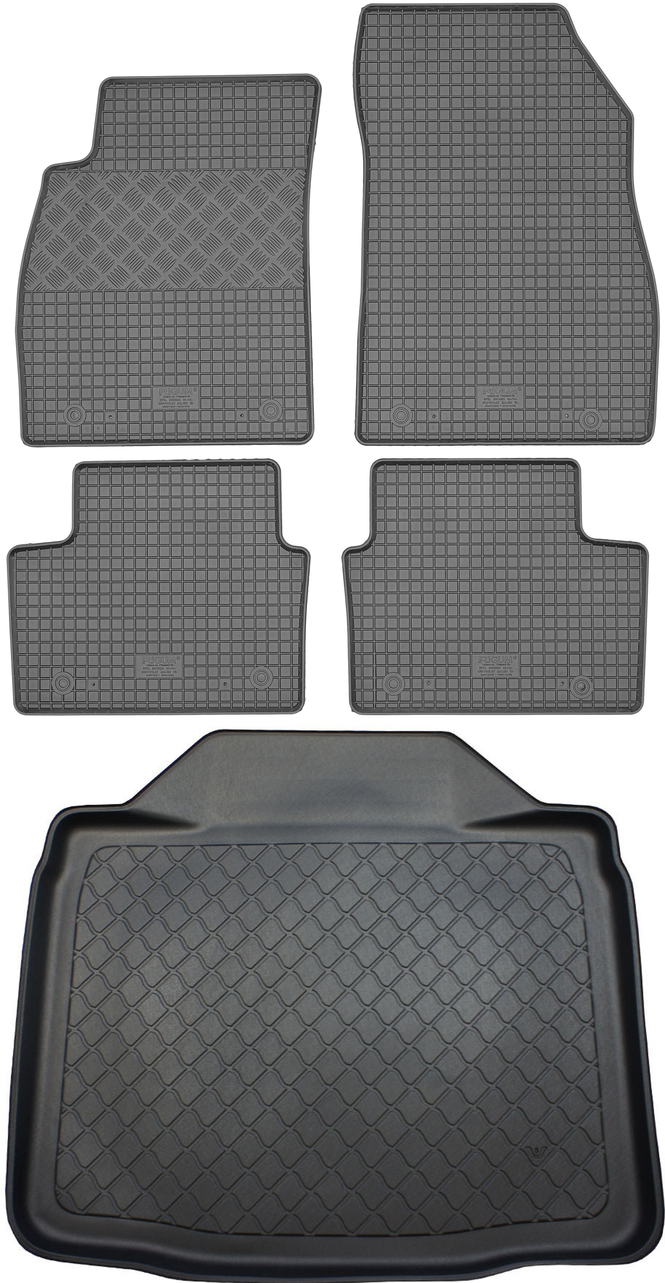 Opel Insignia A SD/Liftback 08-17 Sada Gumové rohože rohož