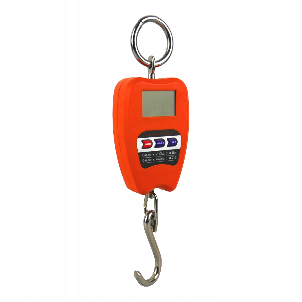 Waga Hakowa 200 kg /100 g Elektroniczna Wędkarska Bagażowa Poręczna Baterie