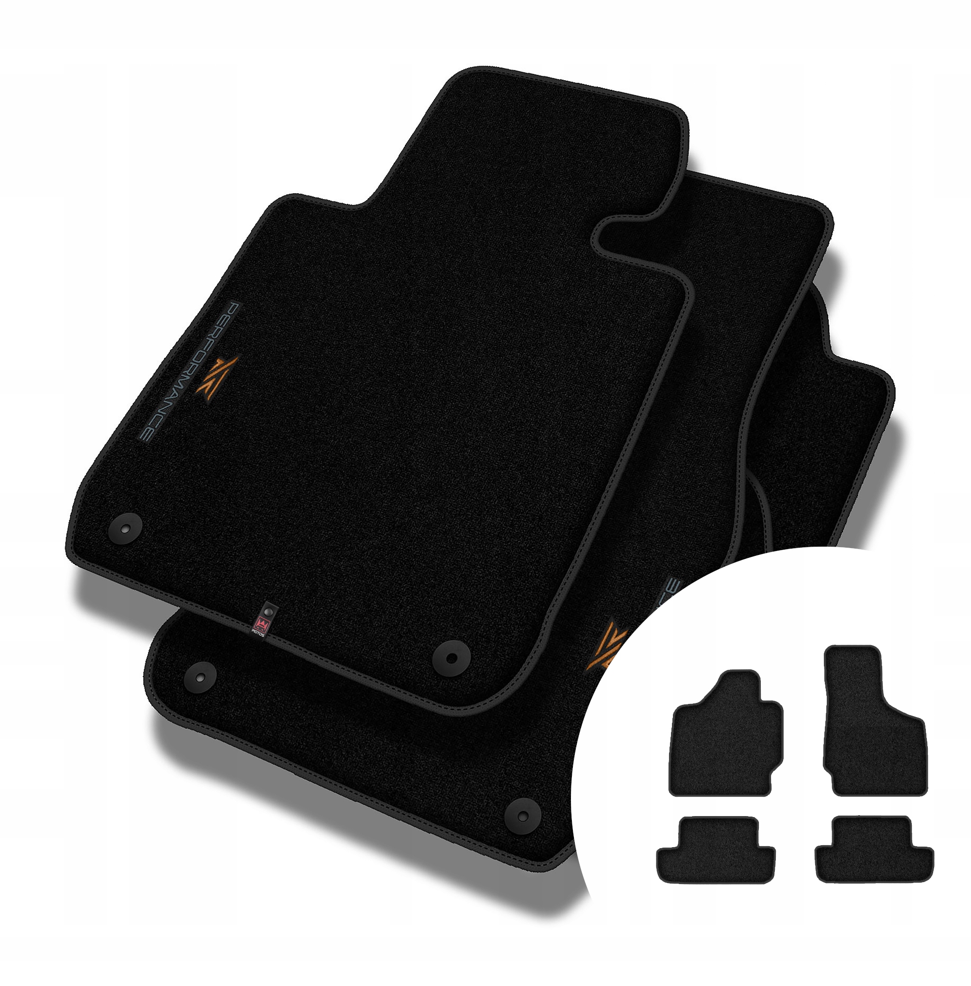 Velúrové koberčeky Performance Premium pre Audi Tt II 8J 2006-2014