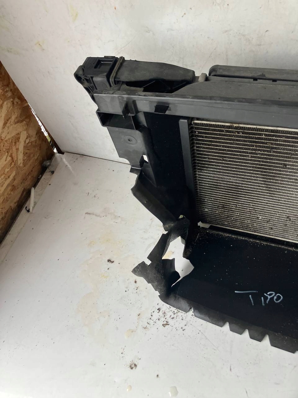 support panel for radiators radiator fan FIAT TIPO II 1.4B 16V