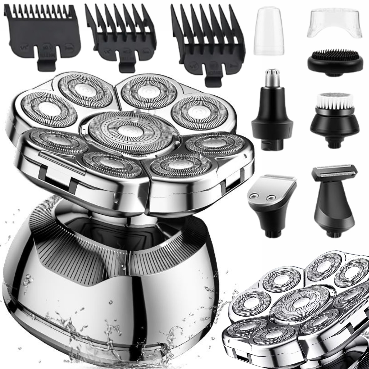 Golarka Męska Maszynka Do Głowy Brody Zarostu Trymer Do Strzyżenia Zestaw