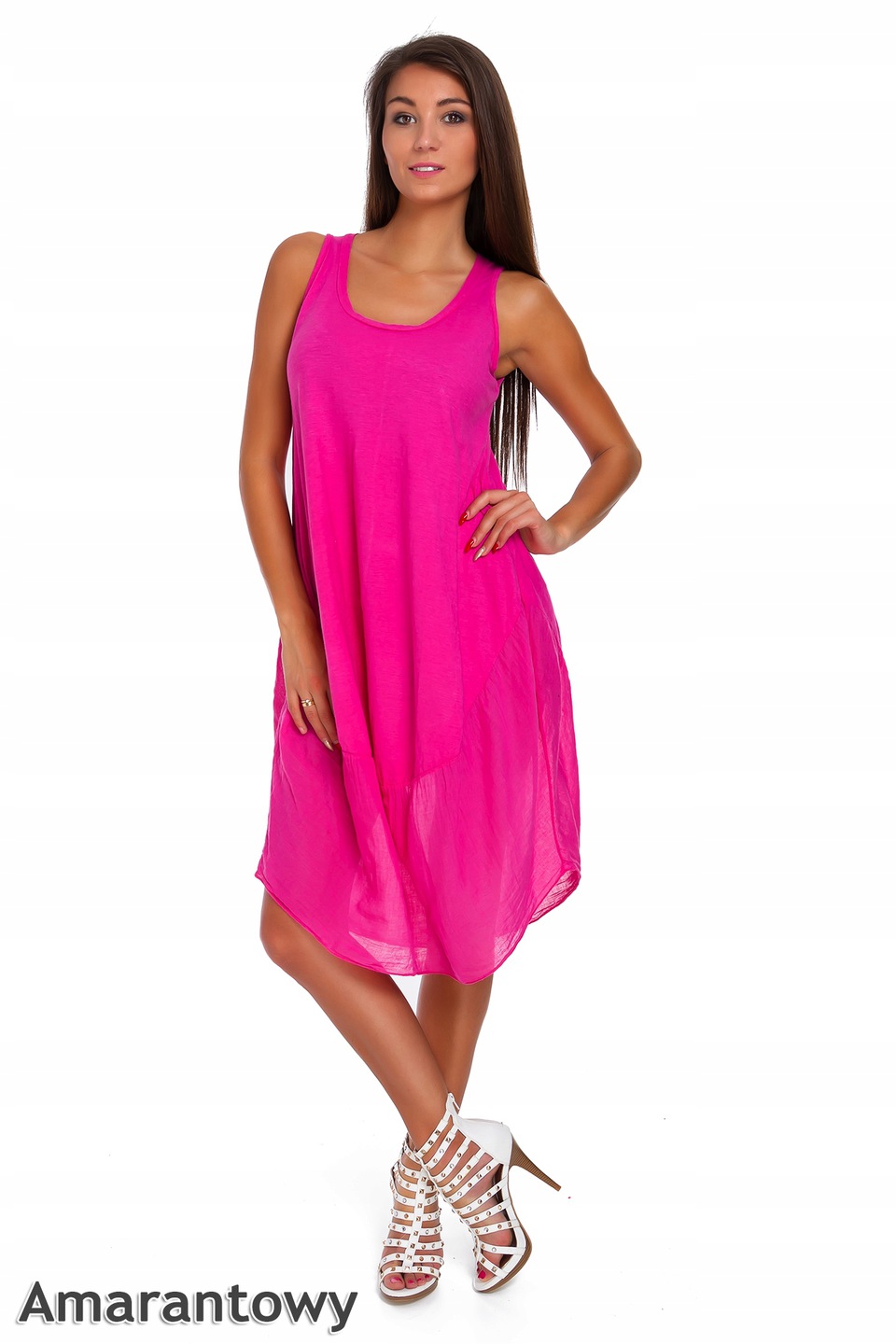 665_LETNIA ZWIEWNA SUKIENKA oversize PLAŻOWA Cechy dodatkowe brak