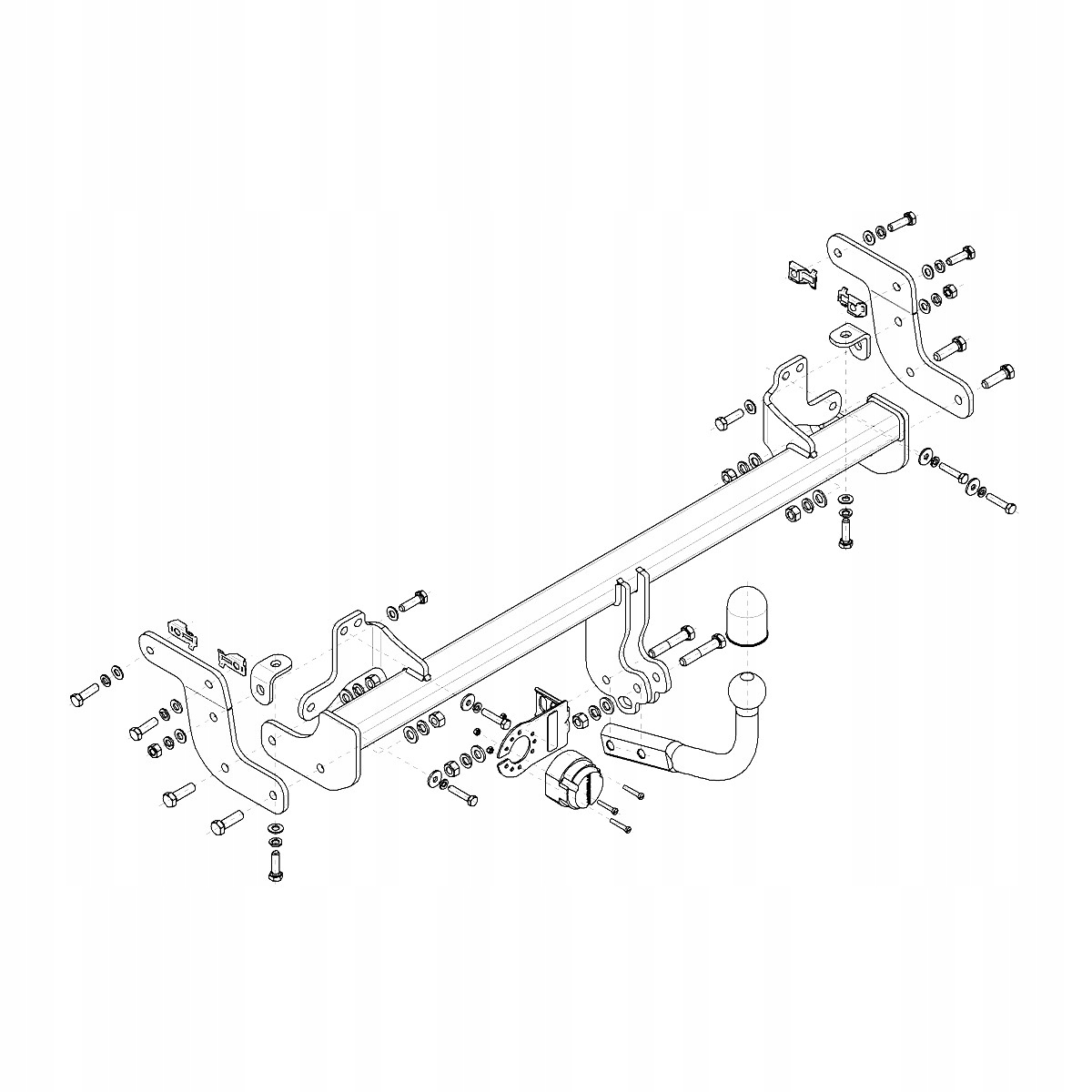 Hak holowniczy Opel Corsa 6 F VI Hatchback od 19 MODUŁ 13 PIN GRATIS Nowy Producent Steinhof