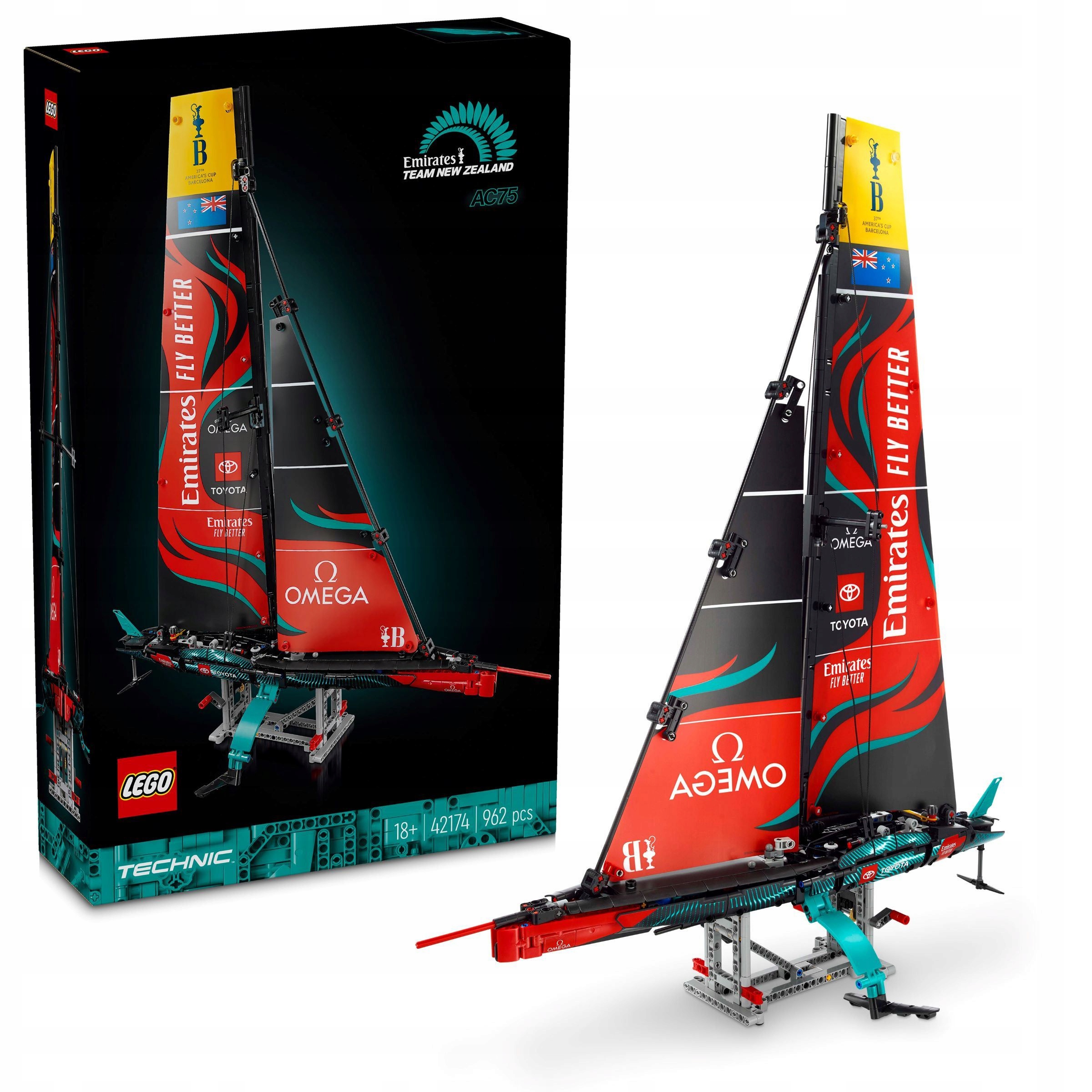 stavebnice Lego Technic 42174 Jachta Emirates Team New Zealand AC75