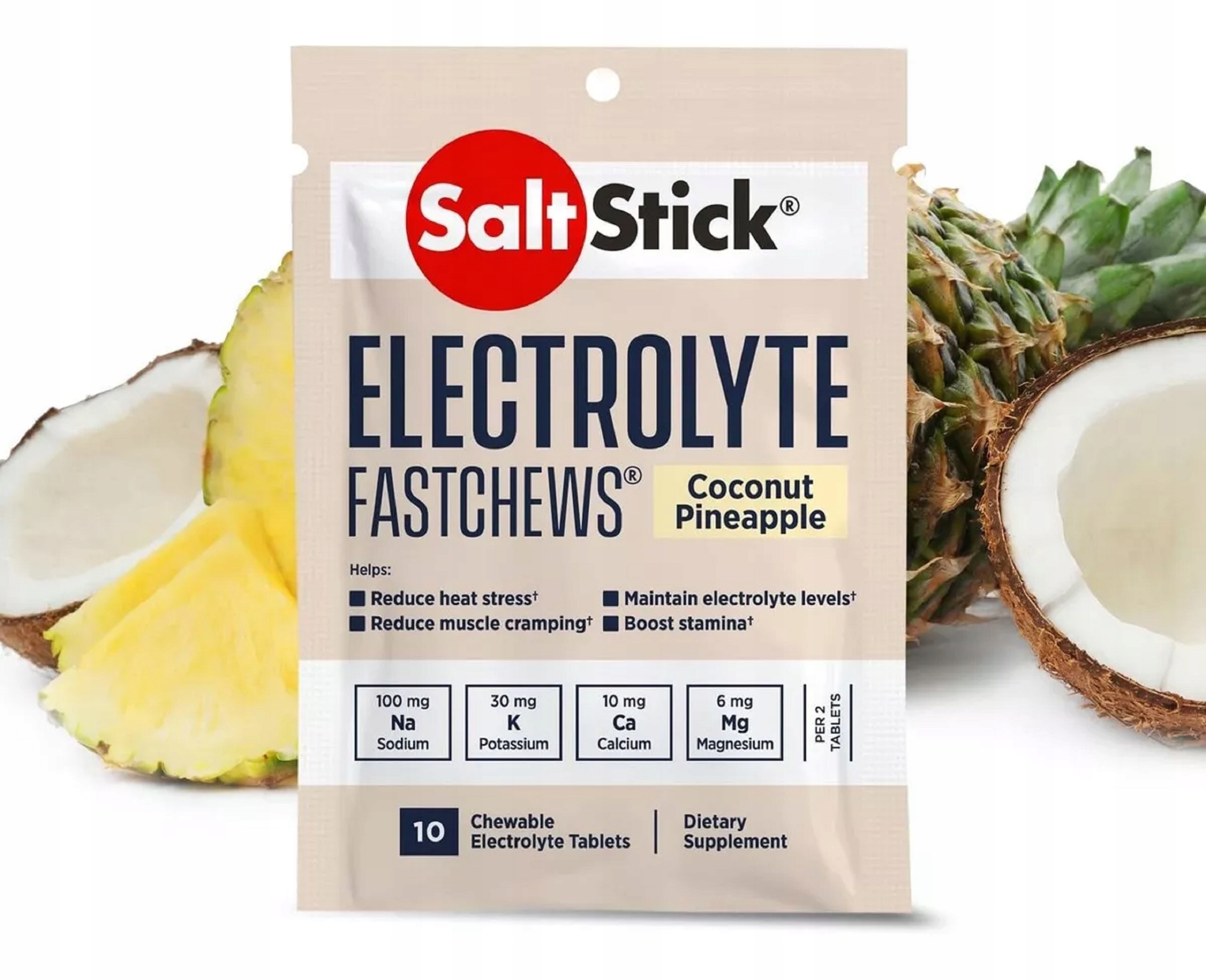 SALTSTICK ELEKTROLYTY 10 PASTILIEK NA SANIE KOKOSU