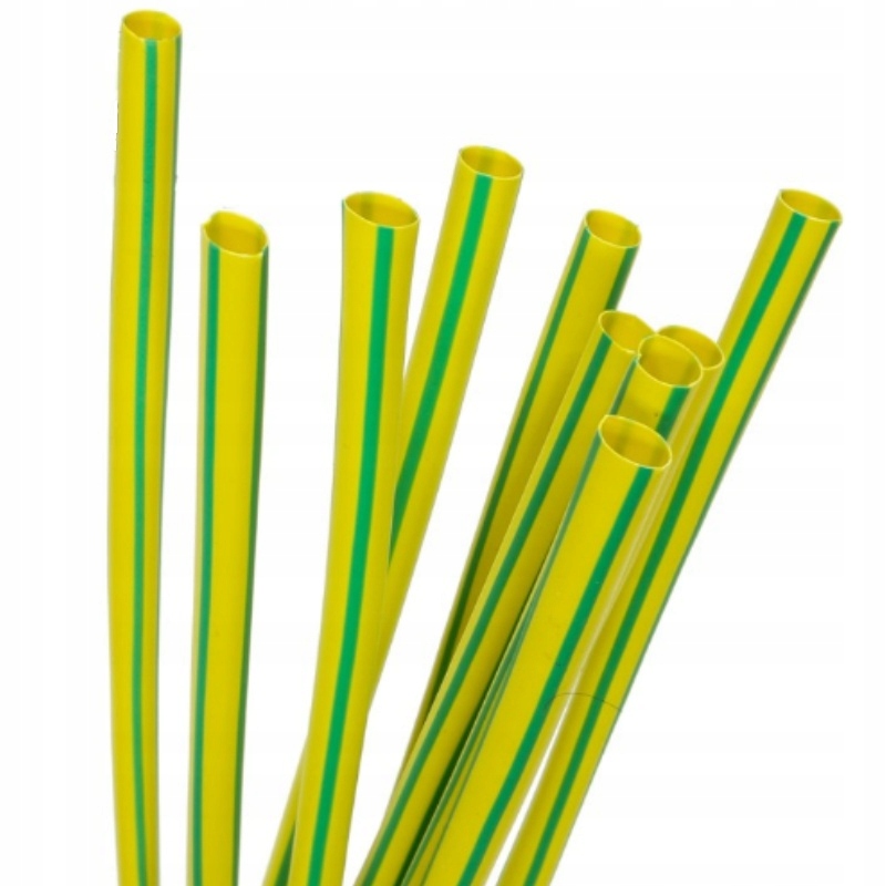 Koszulka rurka termokurczliwa RTS 38,1/19,1 1m żółto - zielona