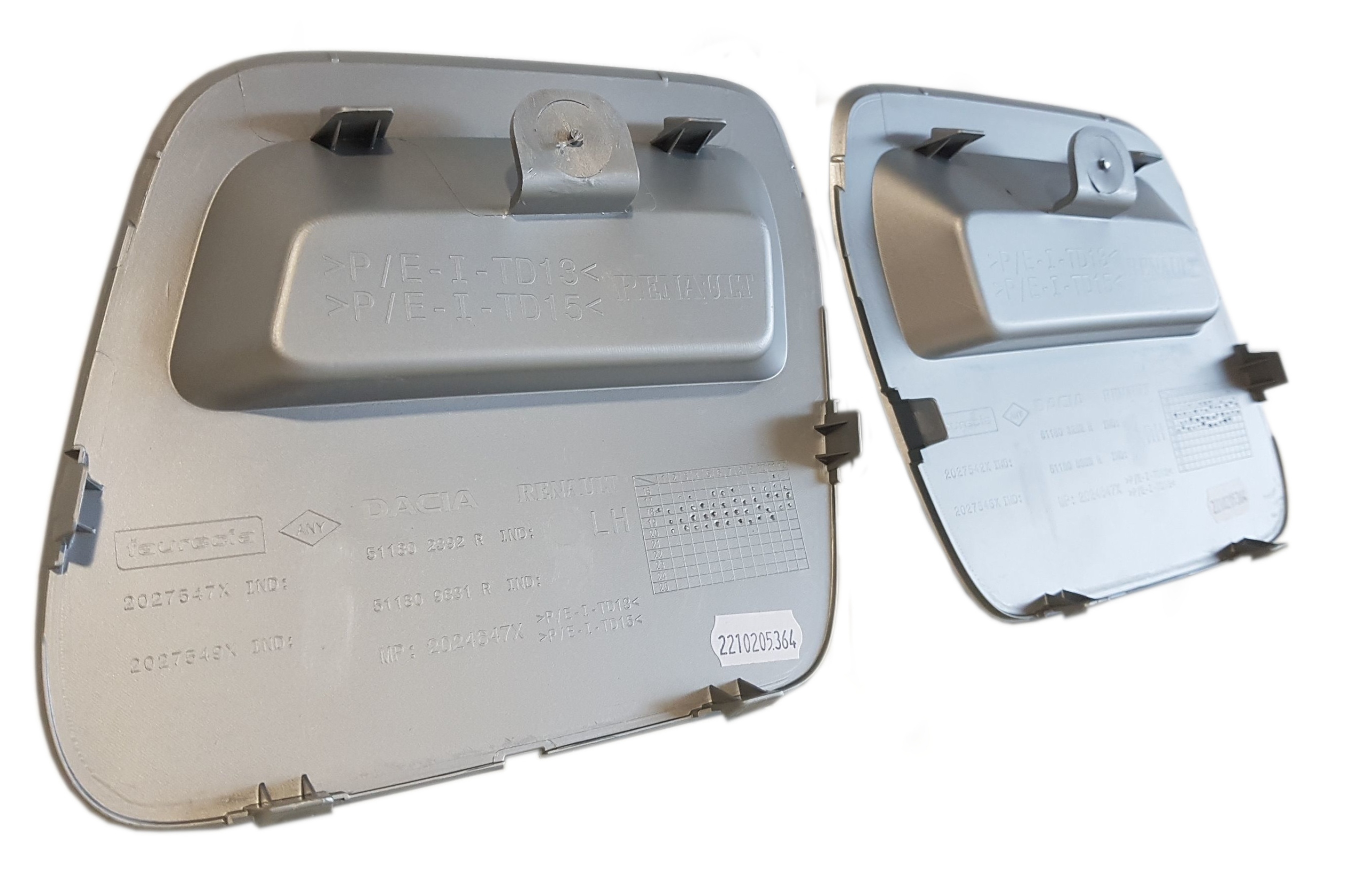 ZASLEPKA ZDERZAKA PRZOD DACIA DUSTER II KOMPLET Installation side Front