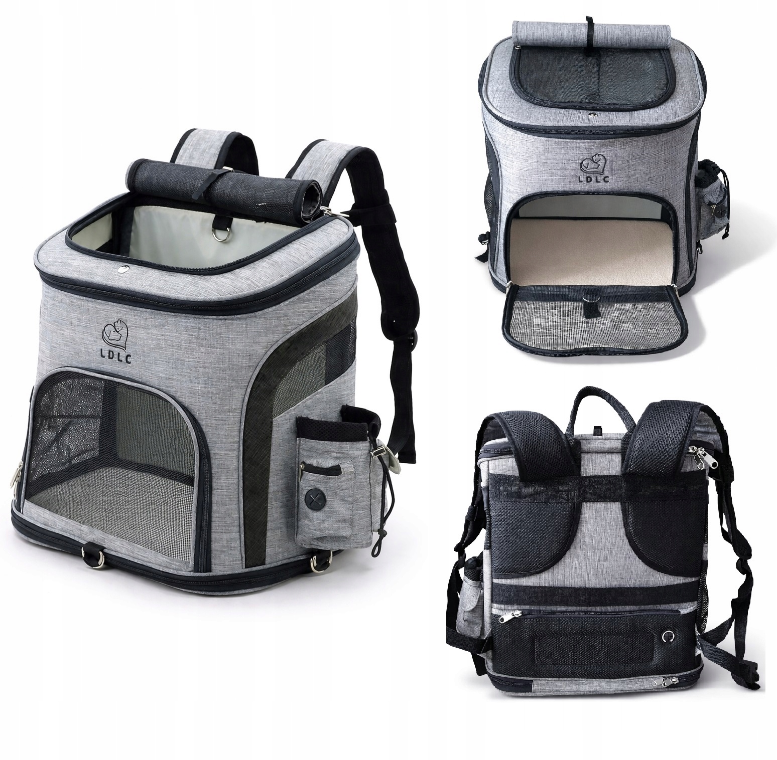 Nosítko Batoh pro psa kočku 40x37x28 cm Přepravka Prodyšná I113