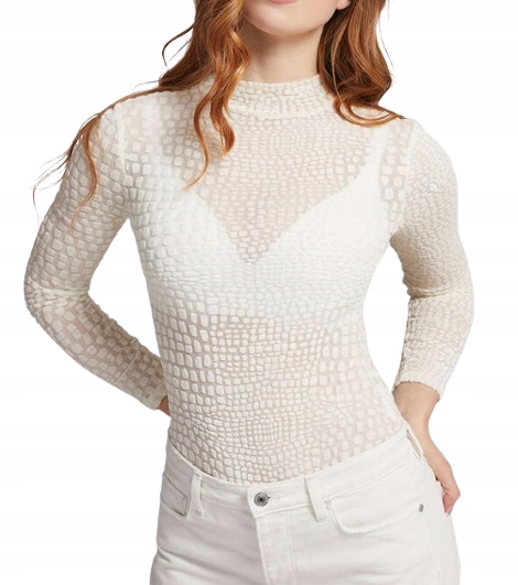 Guess Dámské Béžové Vzorované Body Casual M Gxc