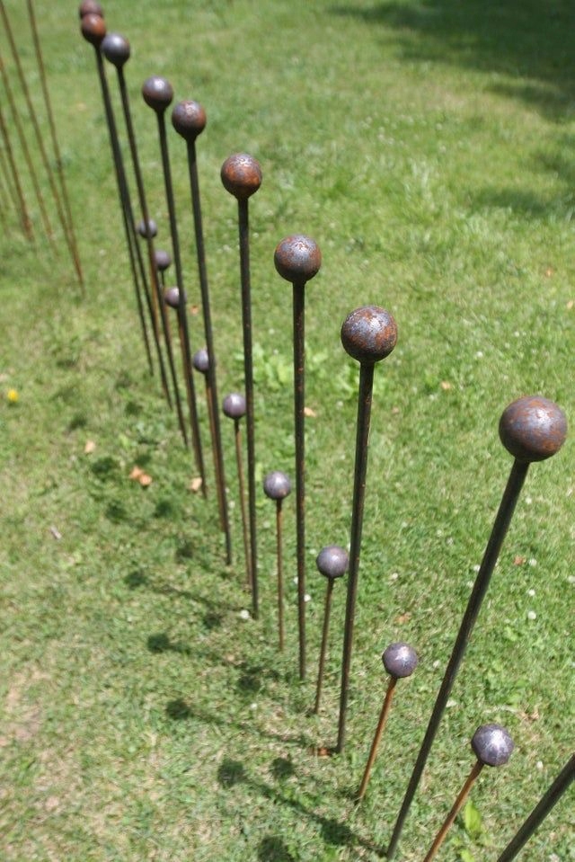 PALIK TYCZKA DO ROŚLIN 60CM PODPORA POMIDORÓW KWIATY METALOWA SOLIDNA 20szt Materiał wykonania metal