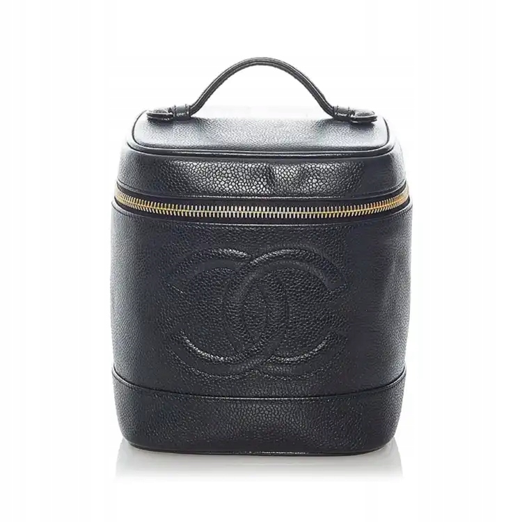 Chanel CC Caviar Leather Vanity Bag 14779497915 