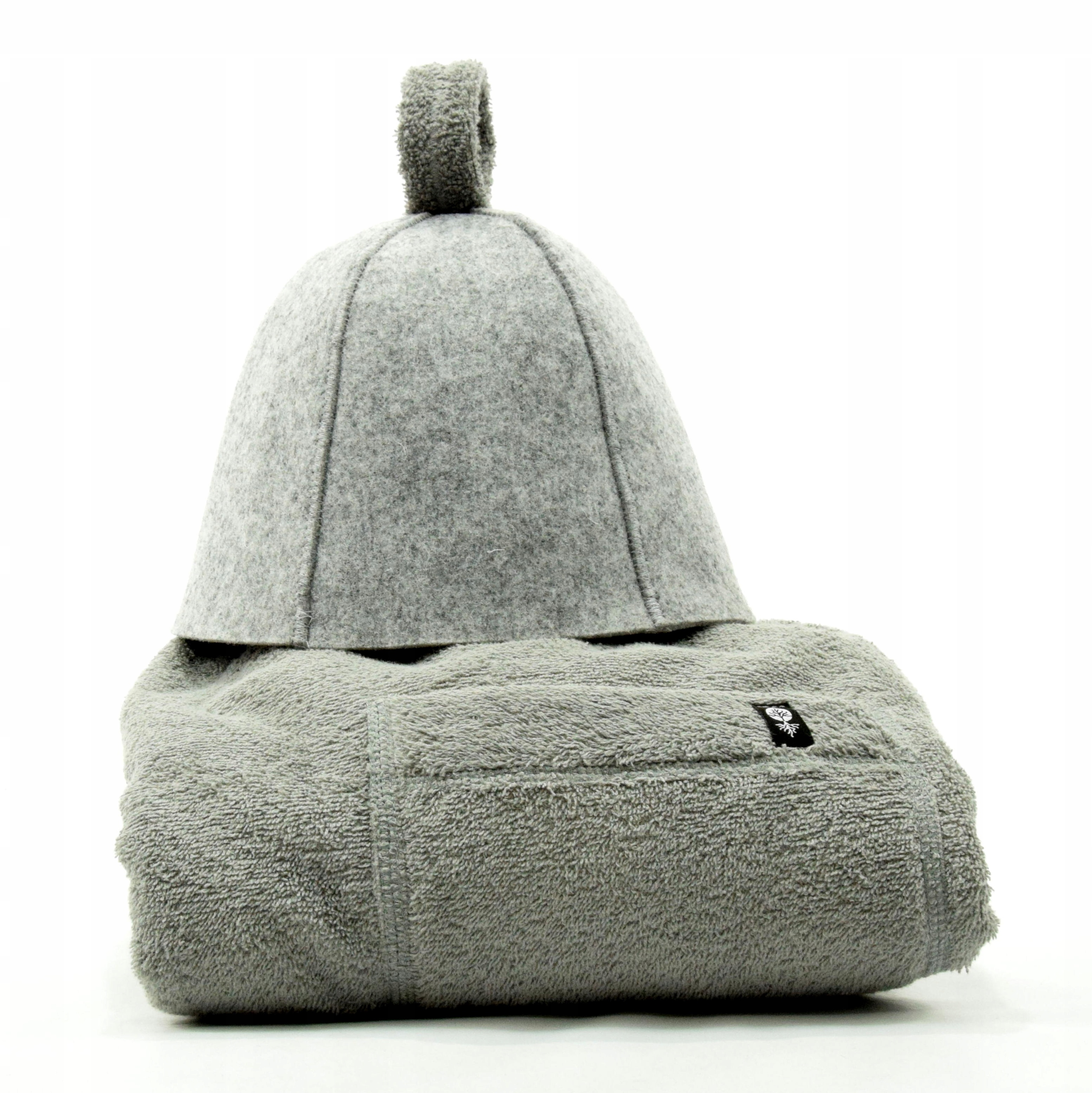 Čepice do sauny z vlny Kilt bavlna pánský set 2 ks vel M