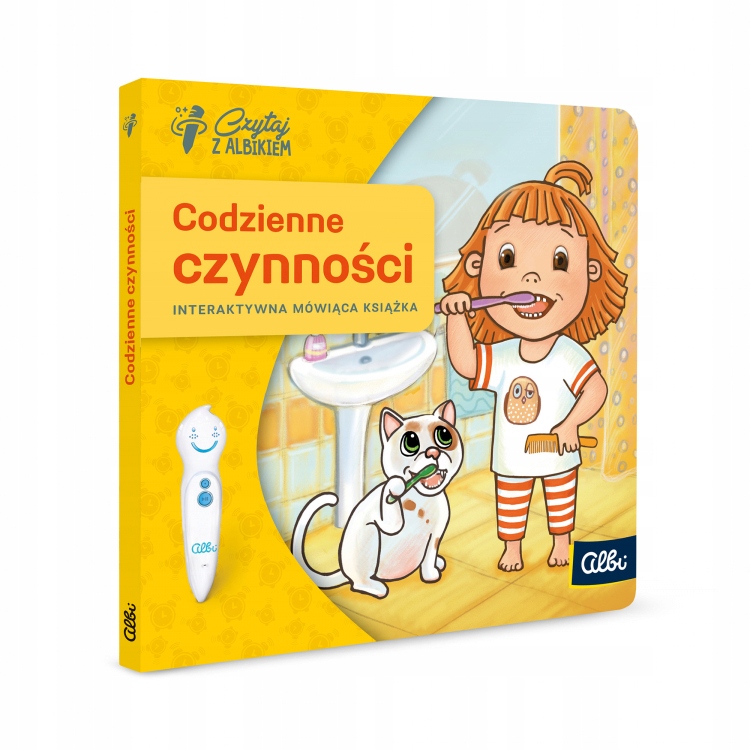 ALBI CZYTAJ Z ALBIKIEM CODZIENNE CZYNNOŚCI INTERAKTYWNA MÓWIĄCA KSIĄŻKA Q1P ISBN 9788394774691
