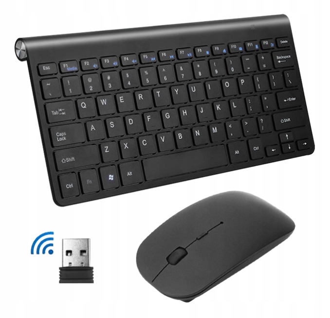 

Myszka i Klawiatura Bezprzewodowa Zestaw Usb Slim