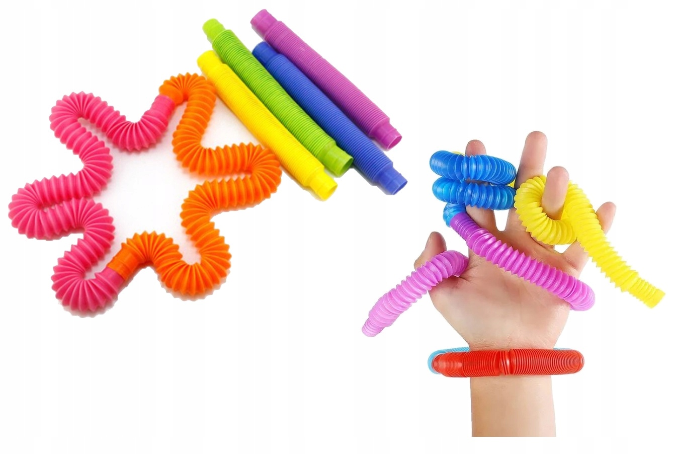 

Rurki Pop Tube Rury Tuby Sensoryczne XL 12 szt