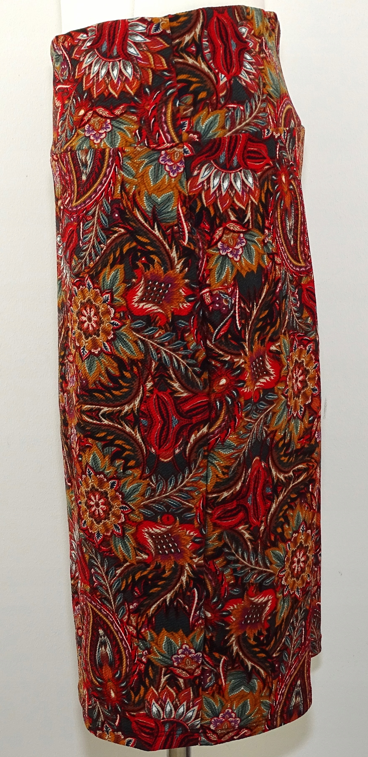 Spódnica midi prosta wzorzysta LuLaReo 38 zUSA r.M Marka inna