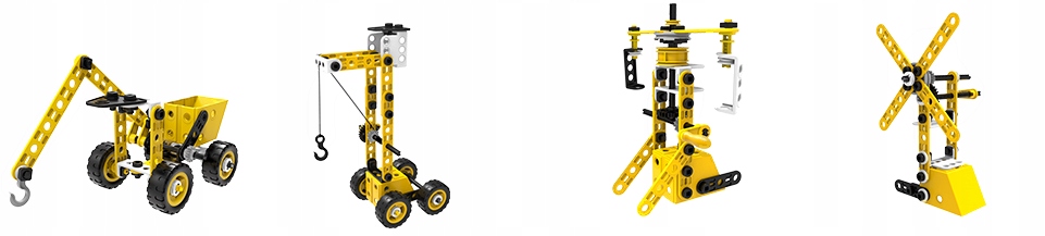 KLOCKI KONSTRUKCYJNE POJAZDY MASZYNY BUDOWALNE - MEGA KONSTRUKTOR 10w1 Szerokość produktu 26 cm