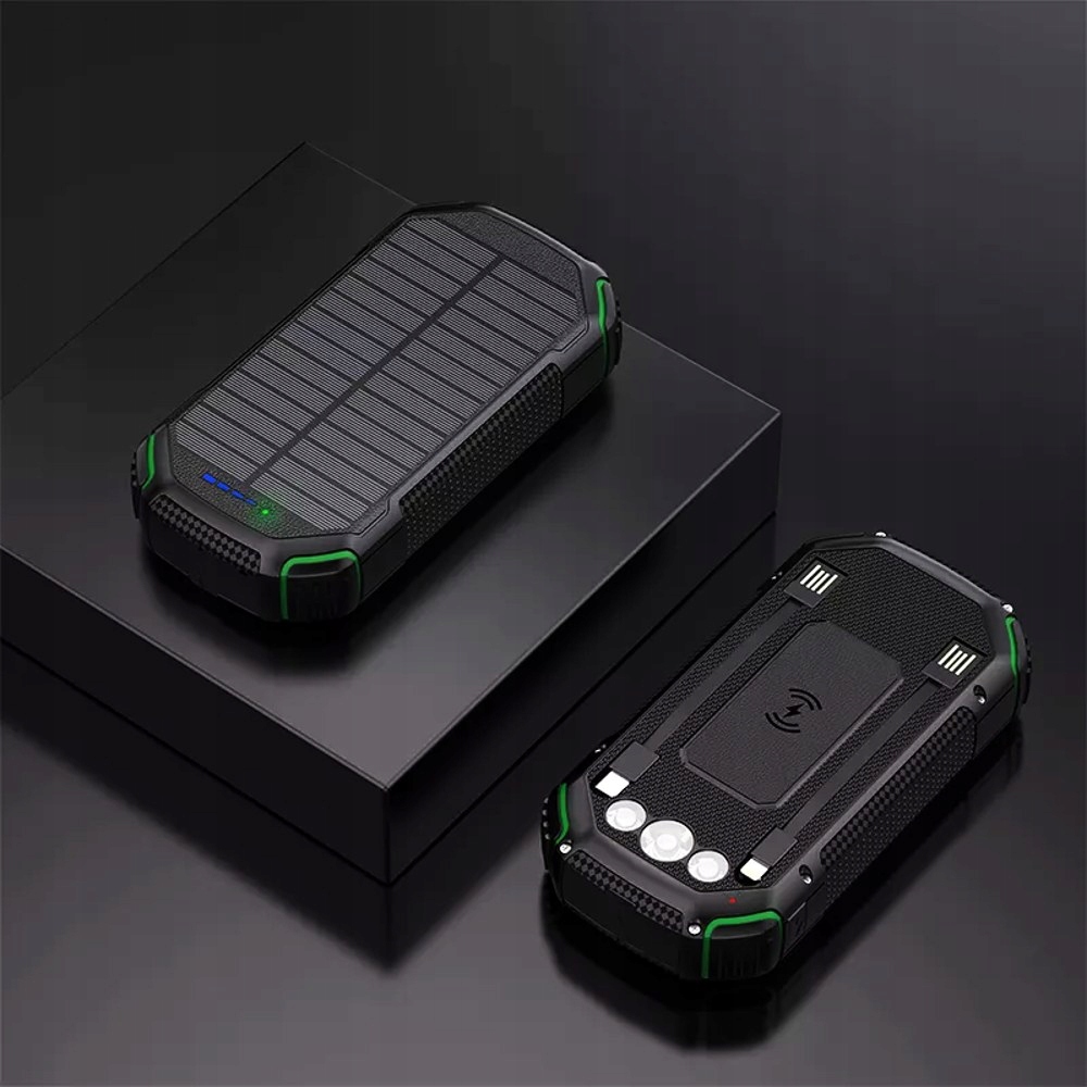 Bot Solárna powerbanka SP3 1 panel 30000mAh zelená