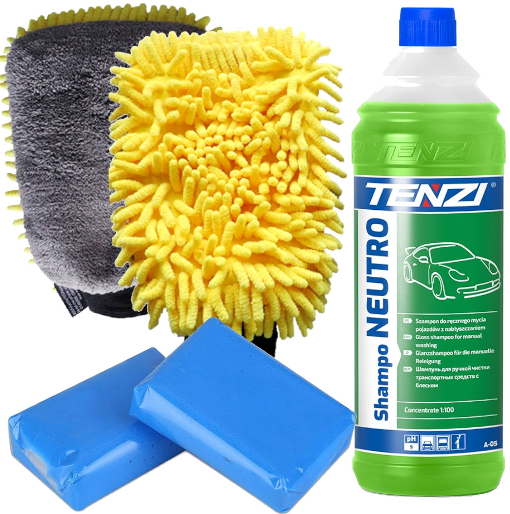 Tenzi Neutro 1L Szampon Samochodowy Rękawica Glinka Do Lakieru Do Auta