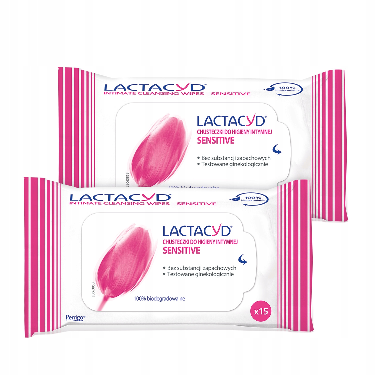 

Lactacyd Sensitive Chusteczki Higieny Intymna x2