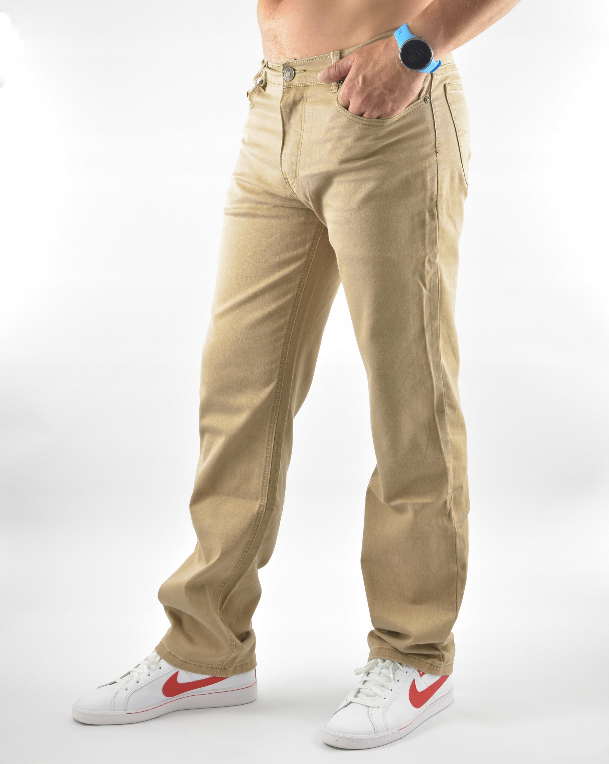 

Spodnie Jeans Bigrey Meskie Bezowe 40/32