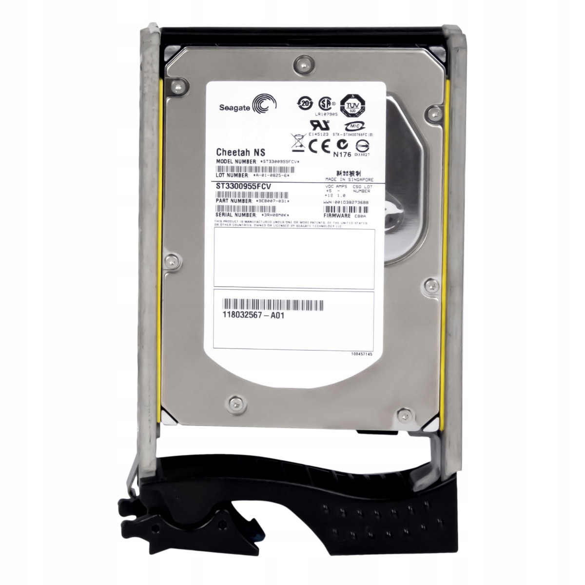 Emc 118032567-A01 300GB 10K 16MB Fc 4Gbps 3.5'' ST3300955FCV