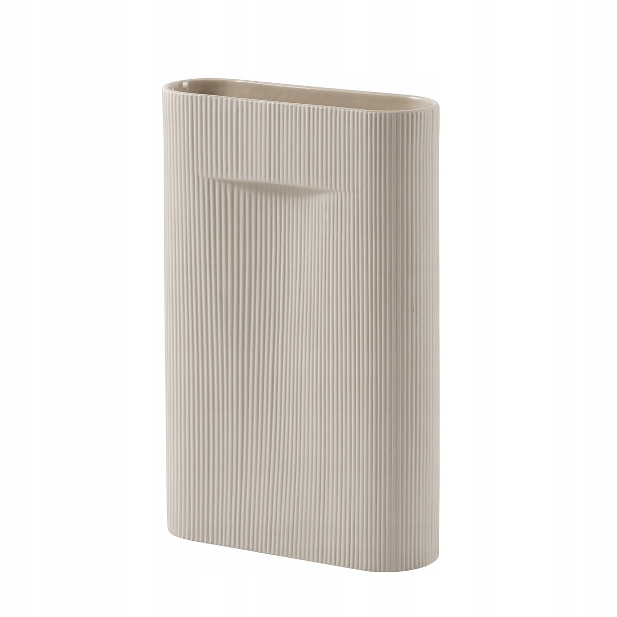 Muuto Ridge Váza pre kvety 48 cm, svetlosivá