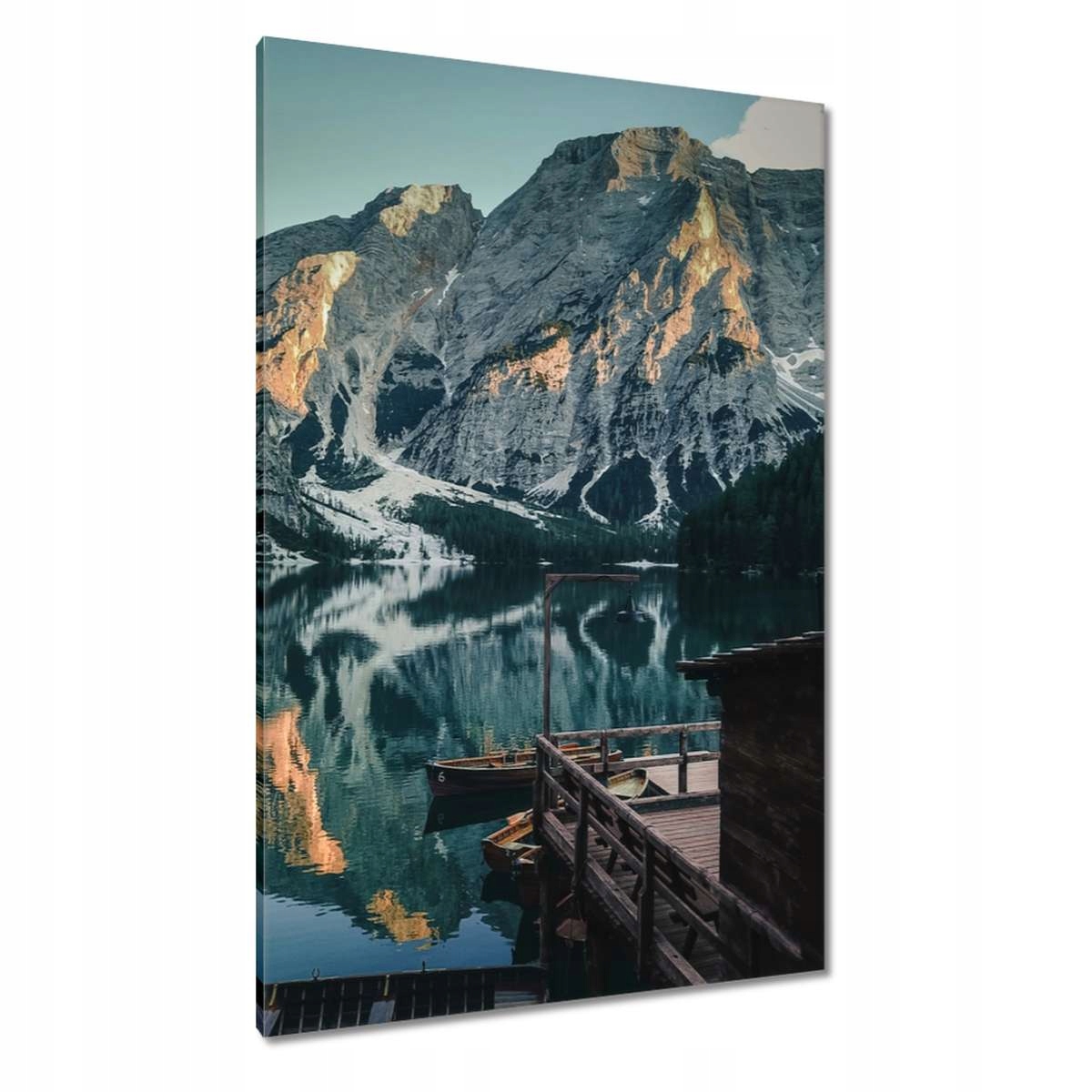 Obrazy 80x120 Dřevěný domek v horách