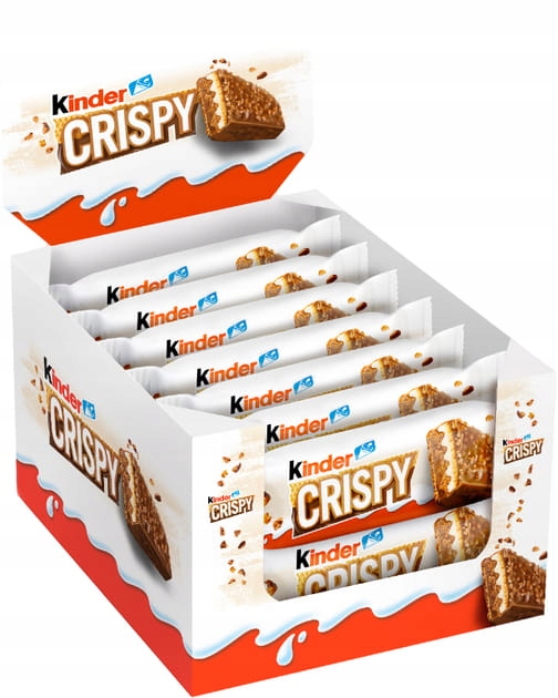 Levně Kinder Crispy Tyčinka chhrupící oplatky s náplní 34 g 14 ks