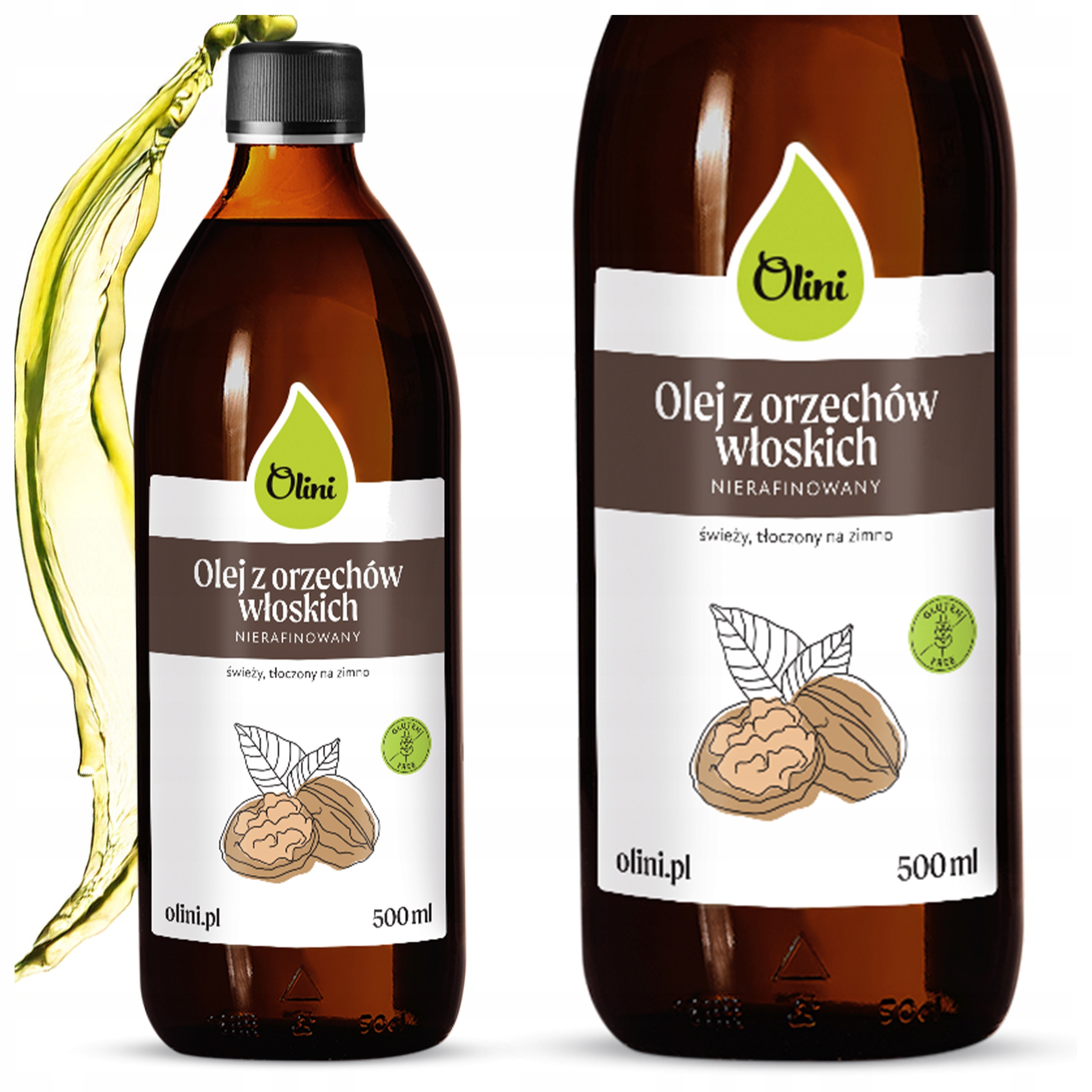 Levně Olej z vlašských ořechů 500 ml Olini