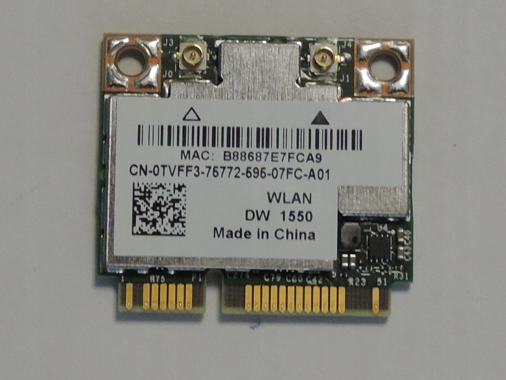 Karta Wifi wlan BCM94352HMB DW 1550 DELL M4800 M6800 Producent Broadcom