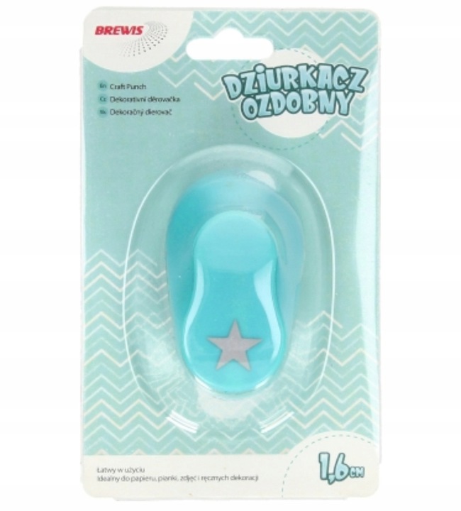 

Dziurkacz Gwiazda Ozdobny 1,6cm (d16-03)brewis