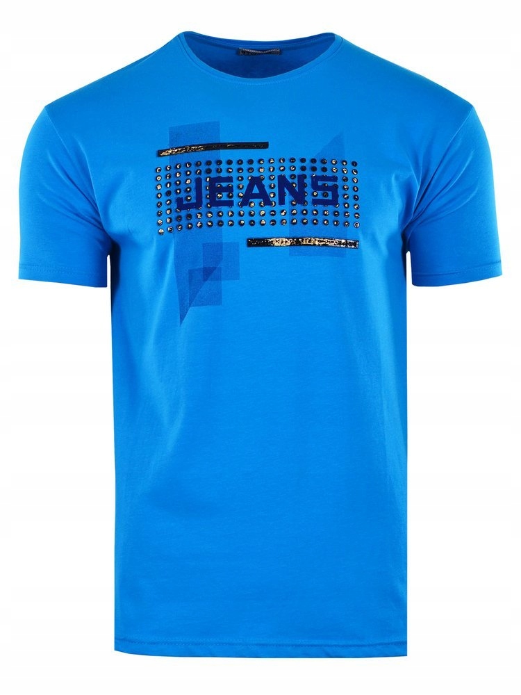 

Koszulka T-shirt Jeans Niebieska Duża 3XL