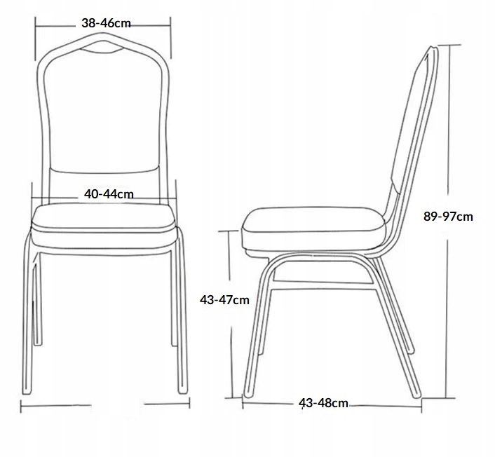 POKROWIEC NA KRZESŁO BANKIETOWY BIAŁY ŚLUBNY ŚLUB Kolor dominujący biały